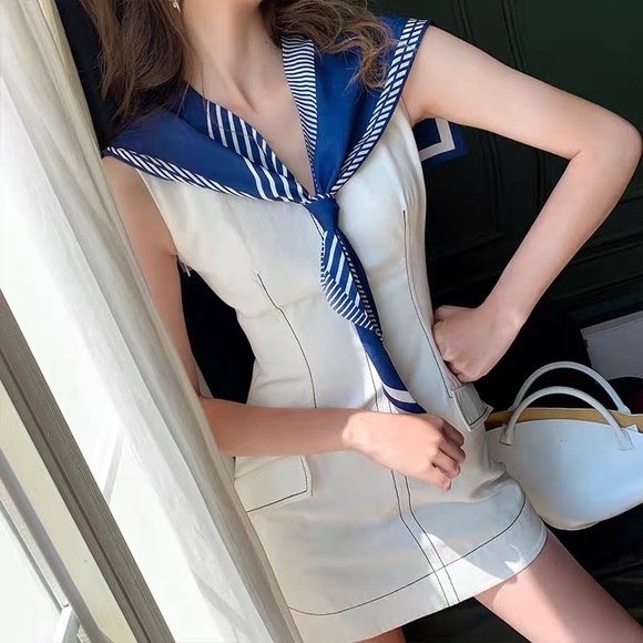 Sweet and cute navy style dress - Picture 4 of 17